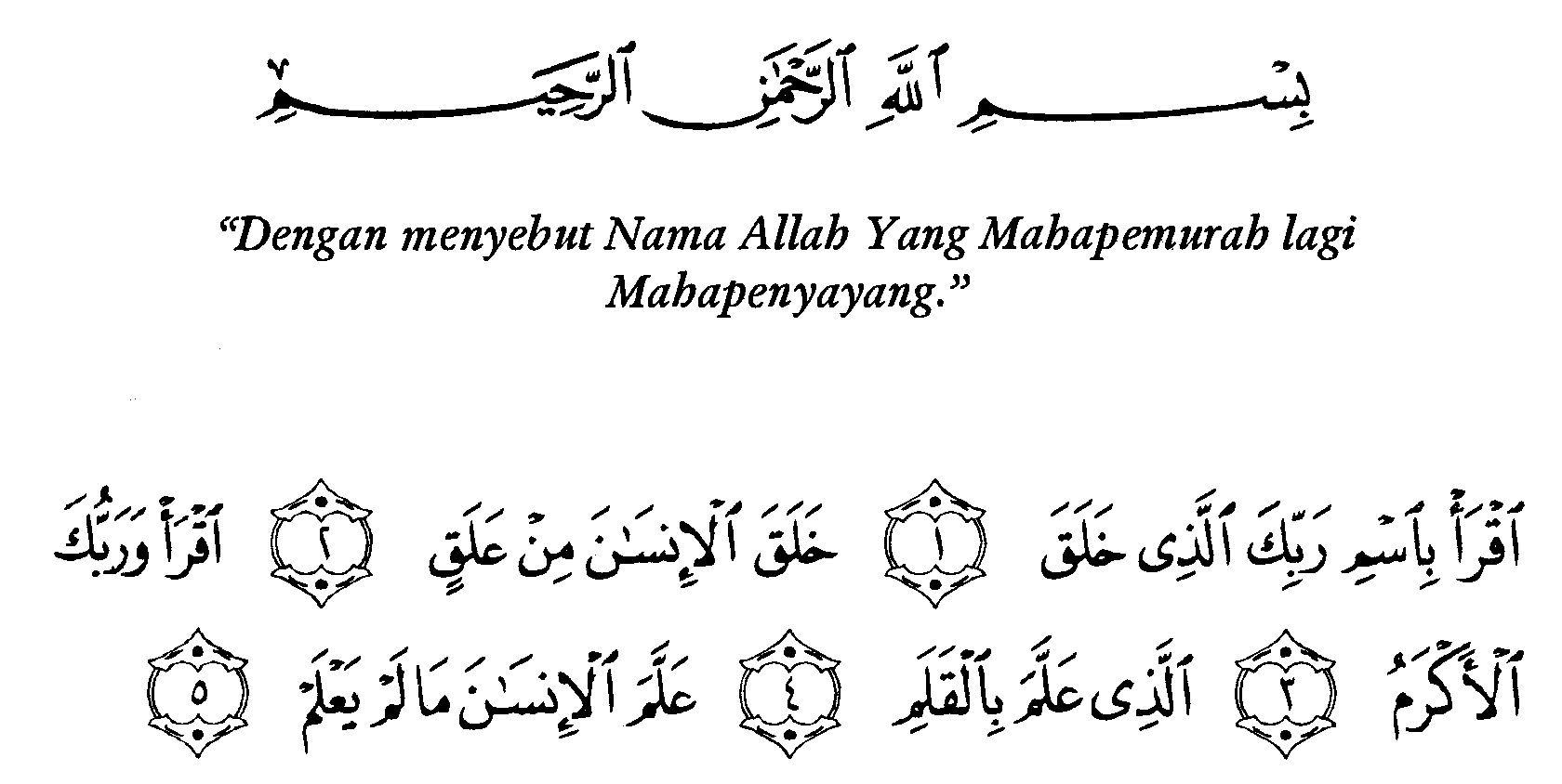 Tafsir Al Qur An Surah Al Alaq 1 Alqur Anmulia