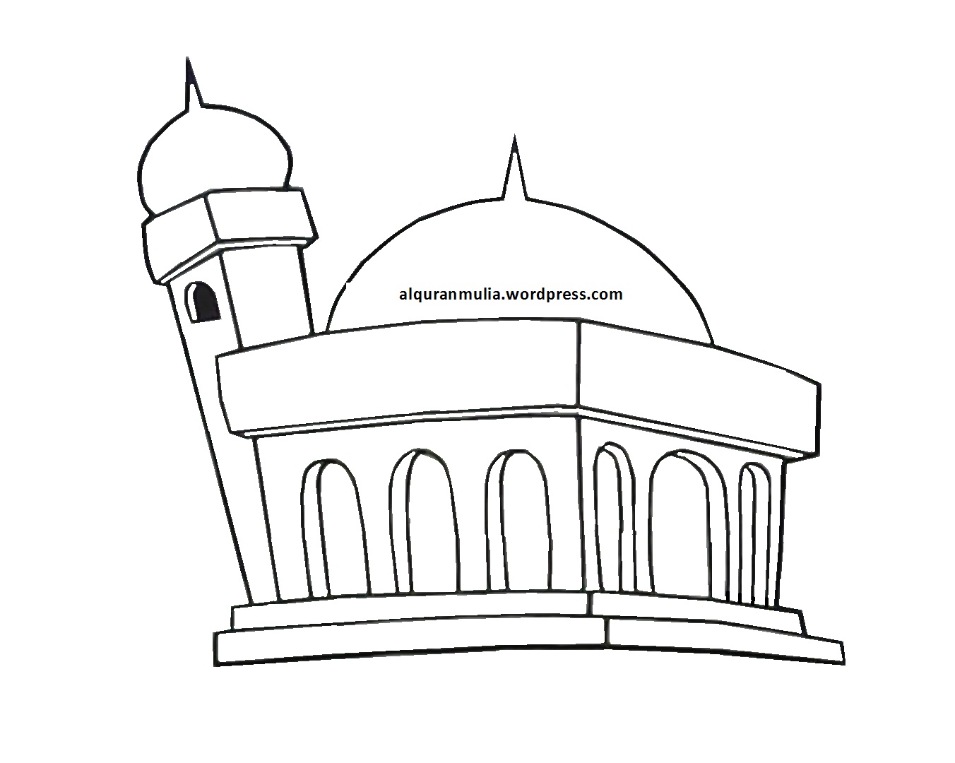 Masjid Kartun Anak Nusagates
