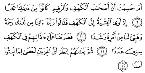 Tafsir Ibnu Katsir Surah Al-Kahfi ayat 9-12 | alqur'anmulia