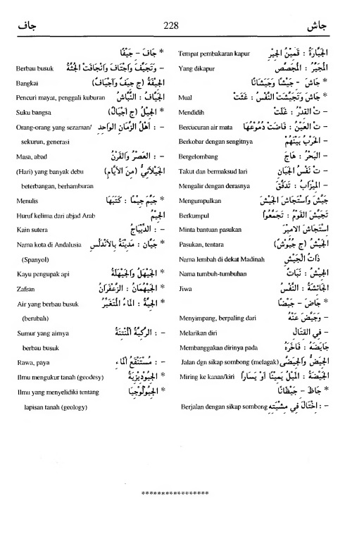 228. kamus arab almunawir -jaasya-jaafa