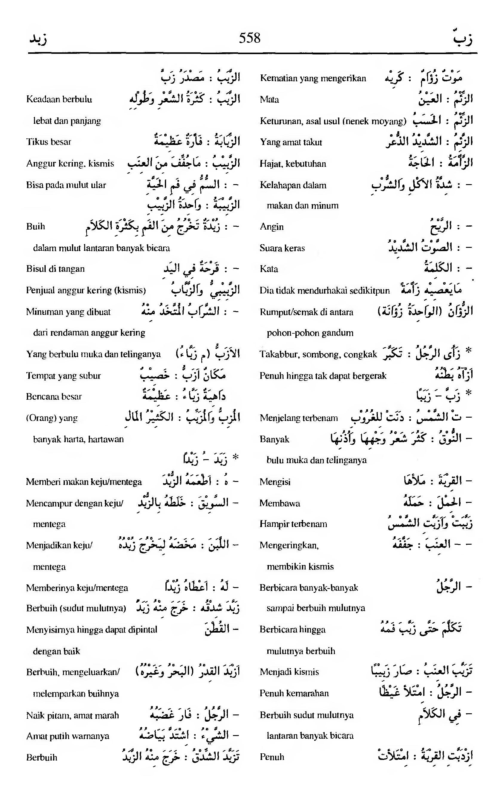 Kamus Bahasa Arab Al Munawir Zay Alquranmulia